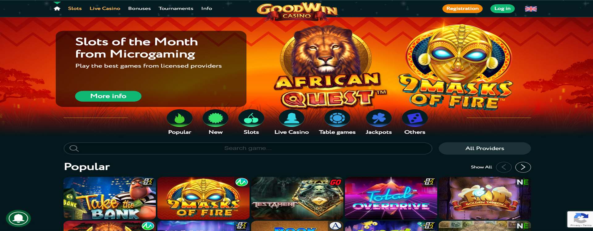 Casino website Design