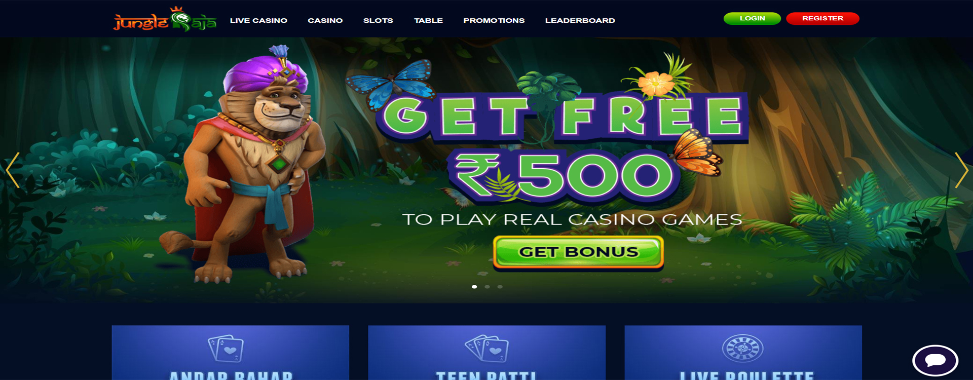 Casino website Design