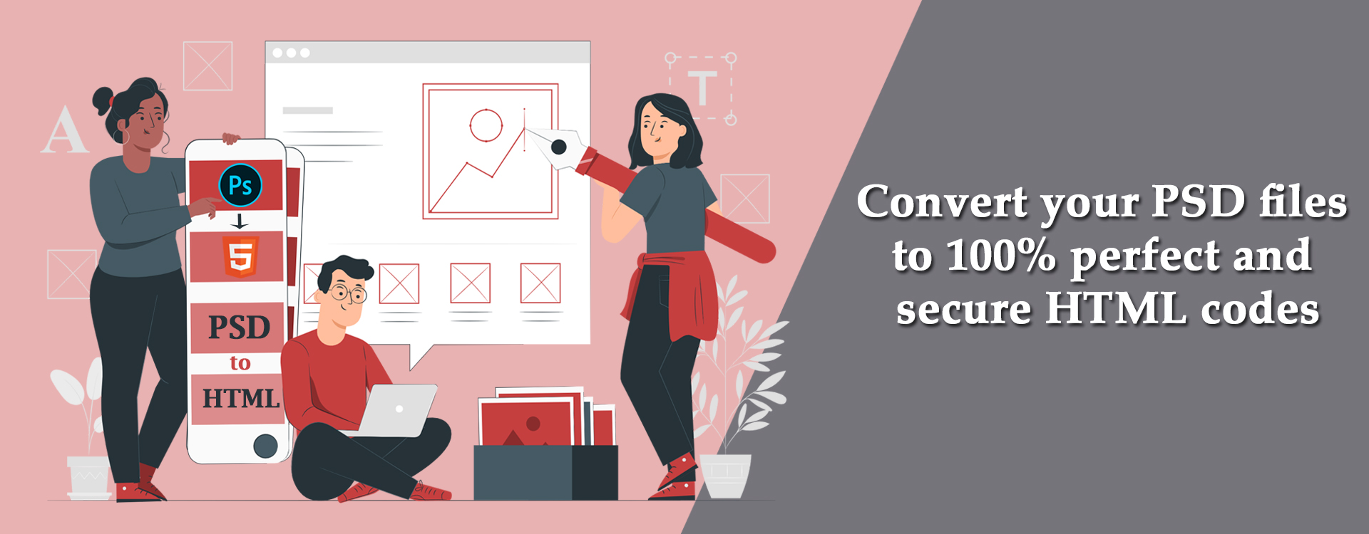 PSD TO HTML XHTML Conversion Services